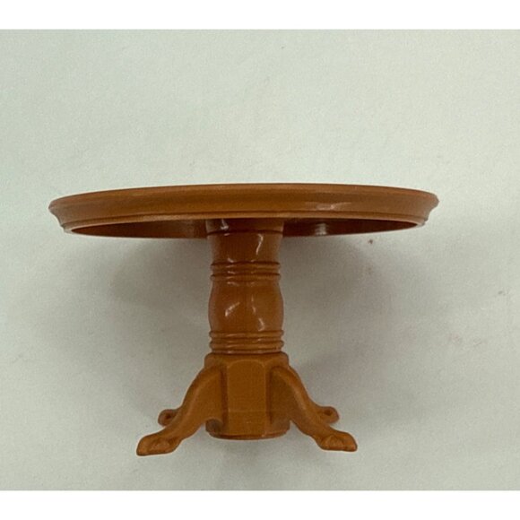 Vintage Tomy Dollhouse Furntire Table & 4 Chairs Set Smaller Homes - Picture 3 of 6